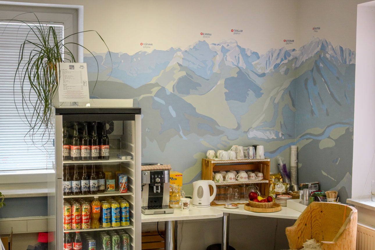 Triglav craft beer in Kofler sport office