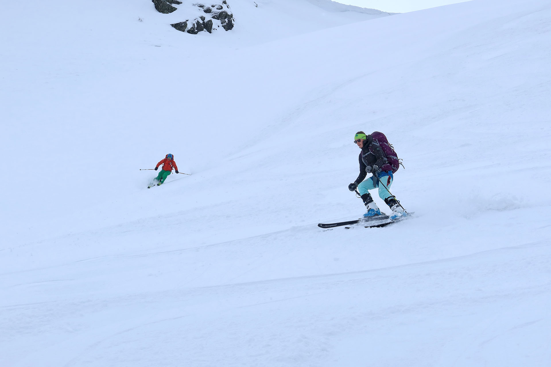 guided ski touring tours with IFMGA guides in Slovenia