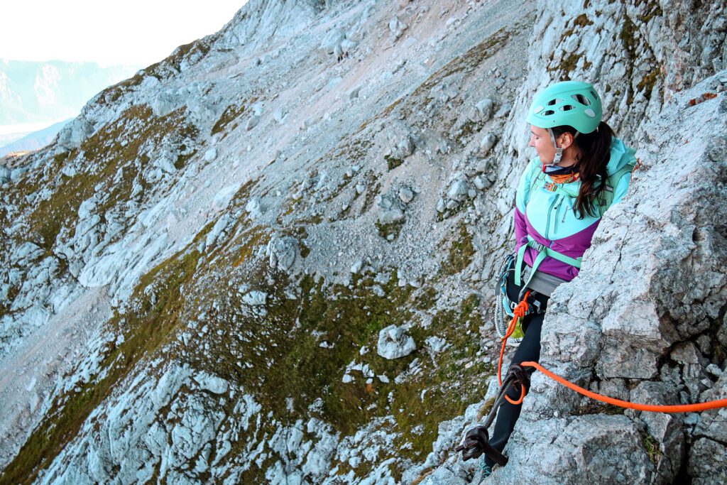 Guided via ferrata tour to Mangart.