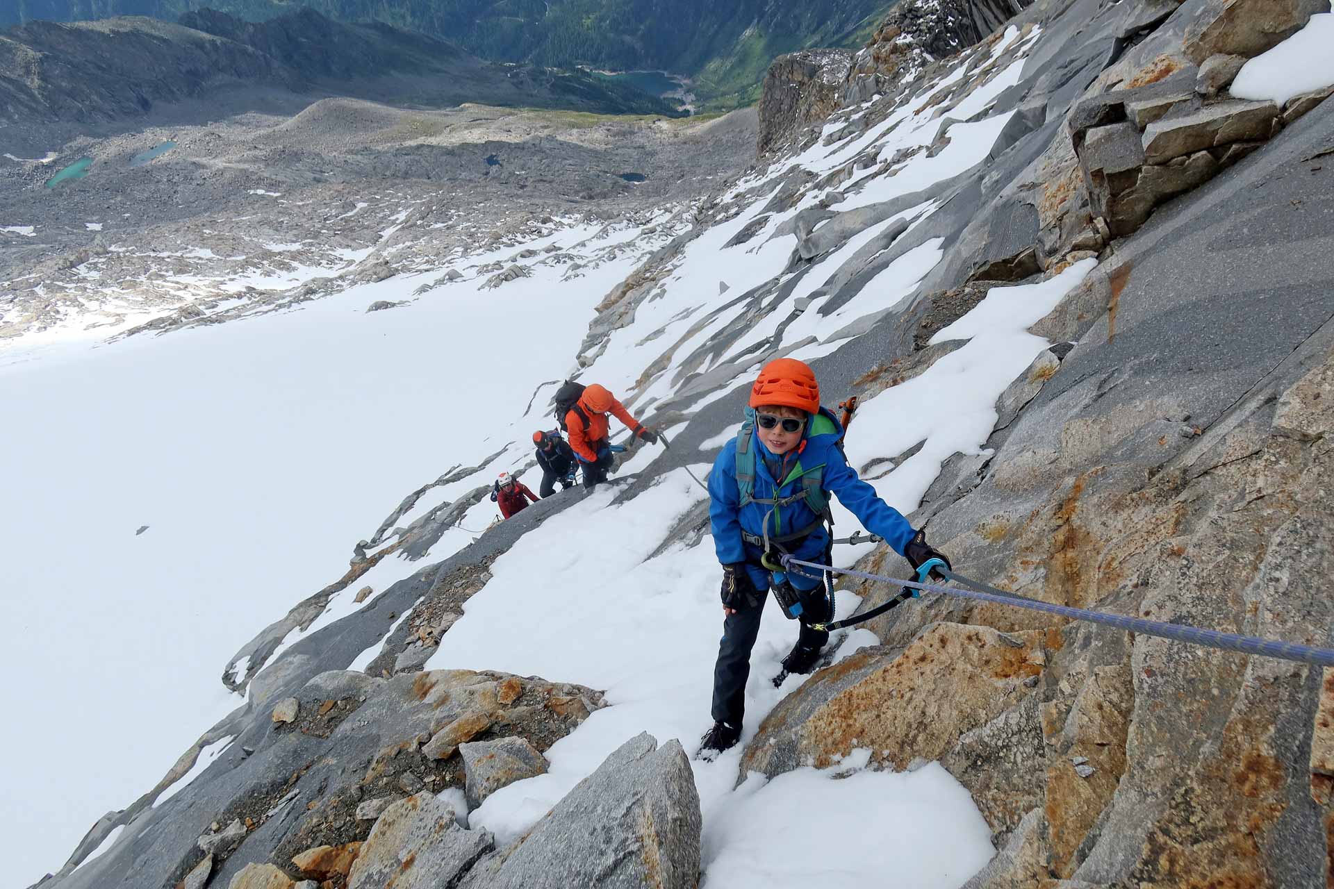 Vodeni vzpon po grebenu Detmolder Grat na Hochalmspitze 3360 m