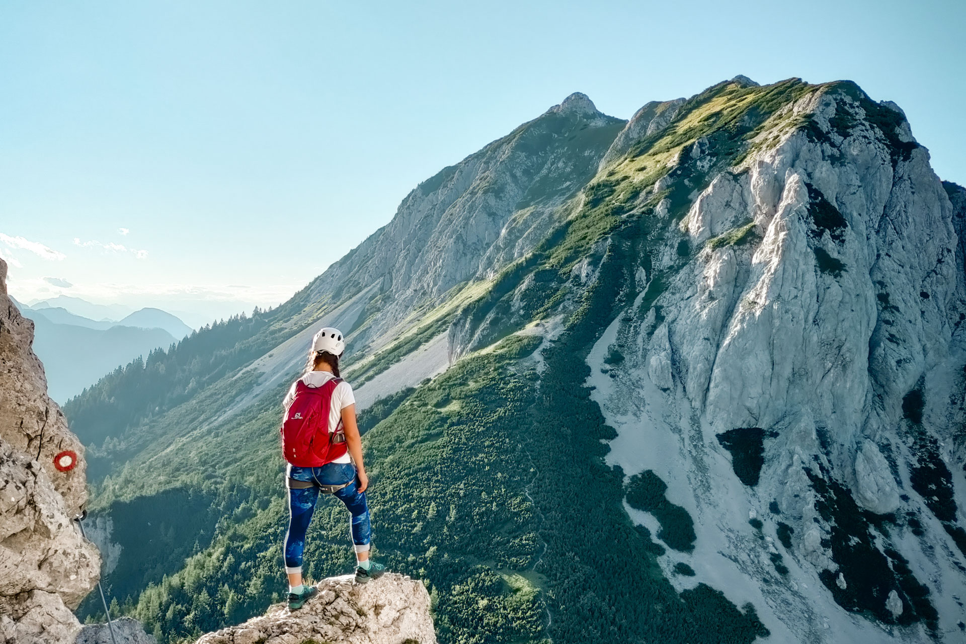 Climbing route to Veliki vrh, Košuta