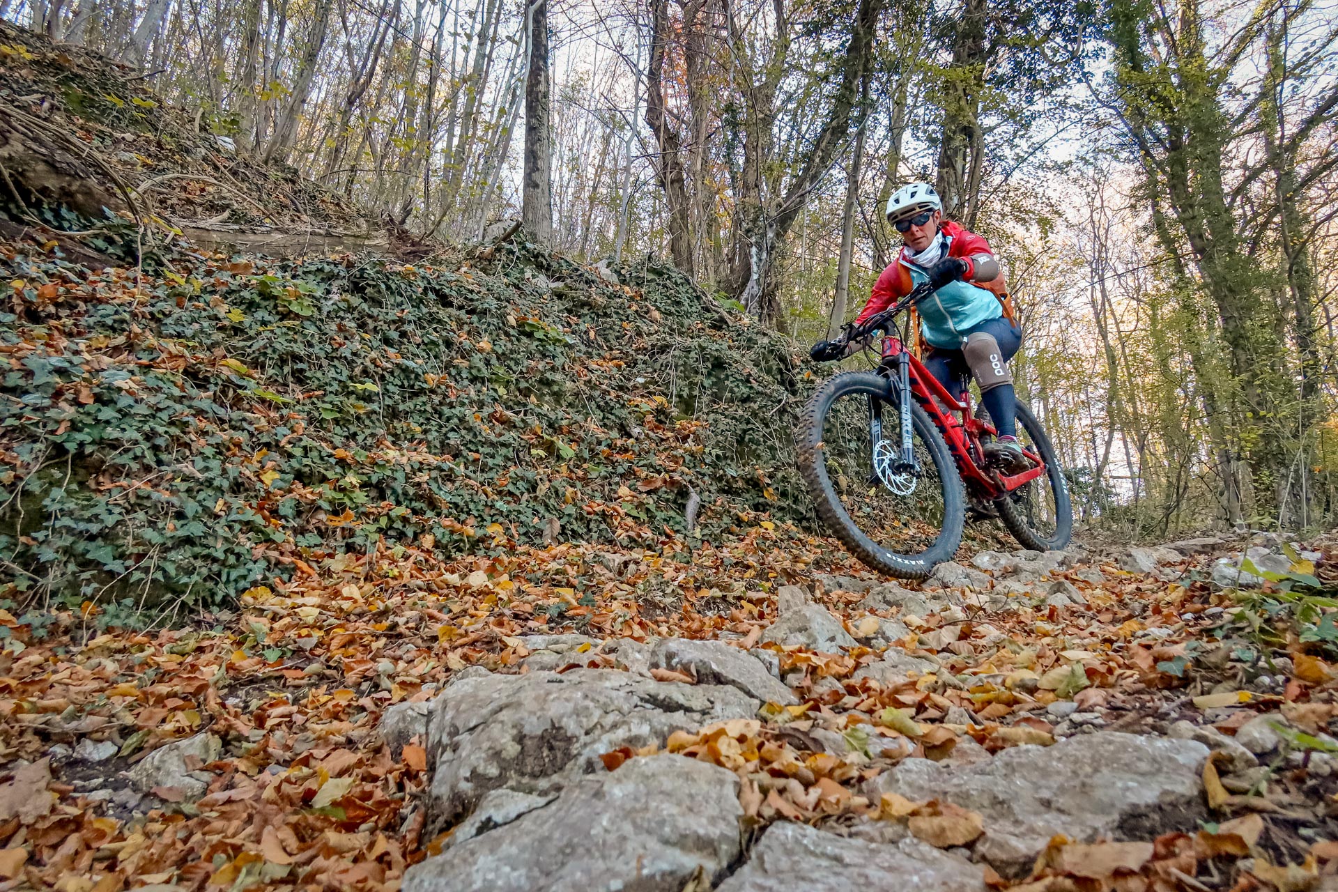Mtb trails above Završnoca valley and Jesenice town
