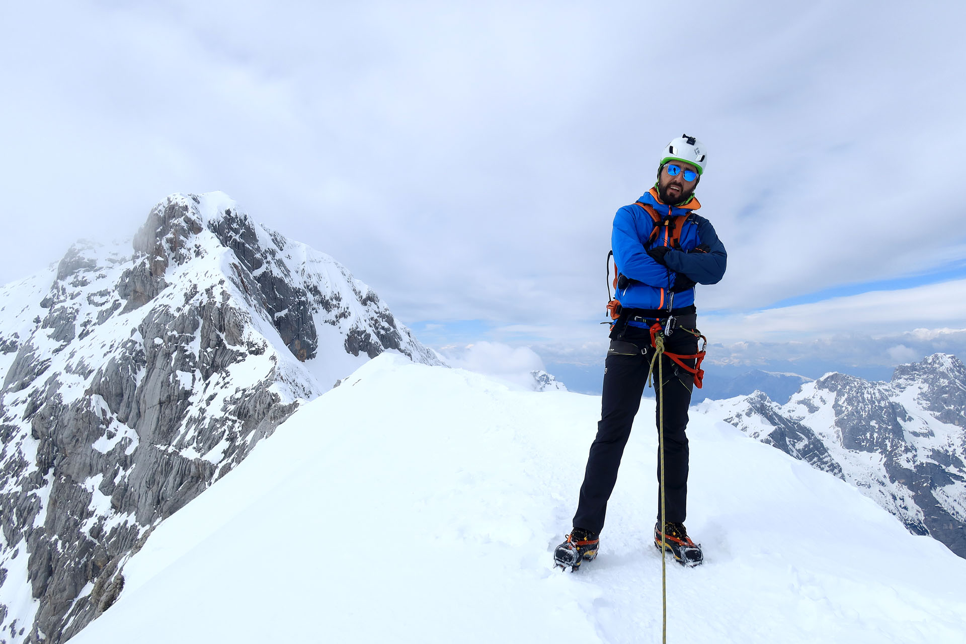 Perfect condition in Slovenian route in winter