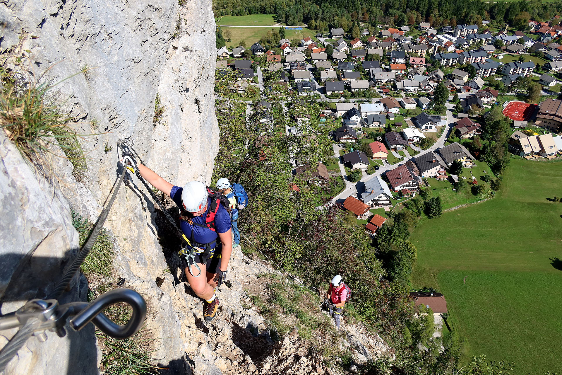 Via ferrata courses in mountaineering center Mojstrana