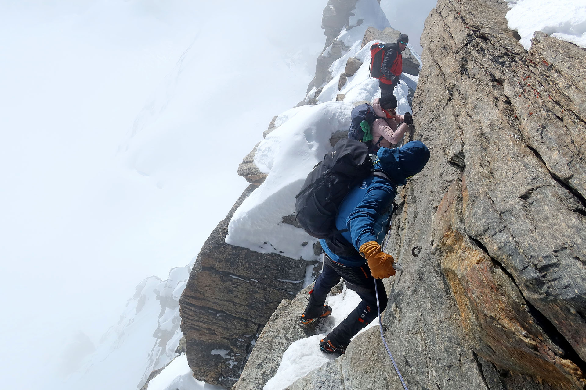 Z gorskim vodnikom na Gran Paradiso