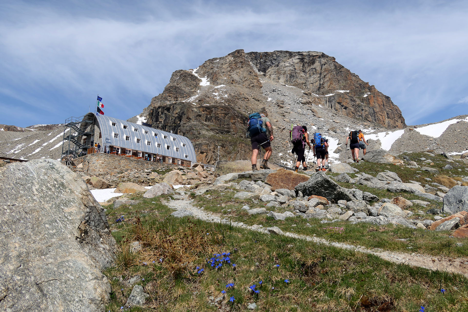 Vodenje na Gran Paradiso z gorskim vodnikom