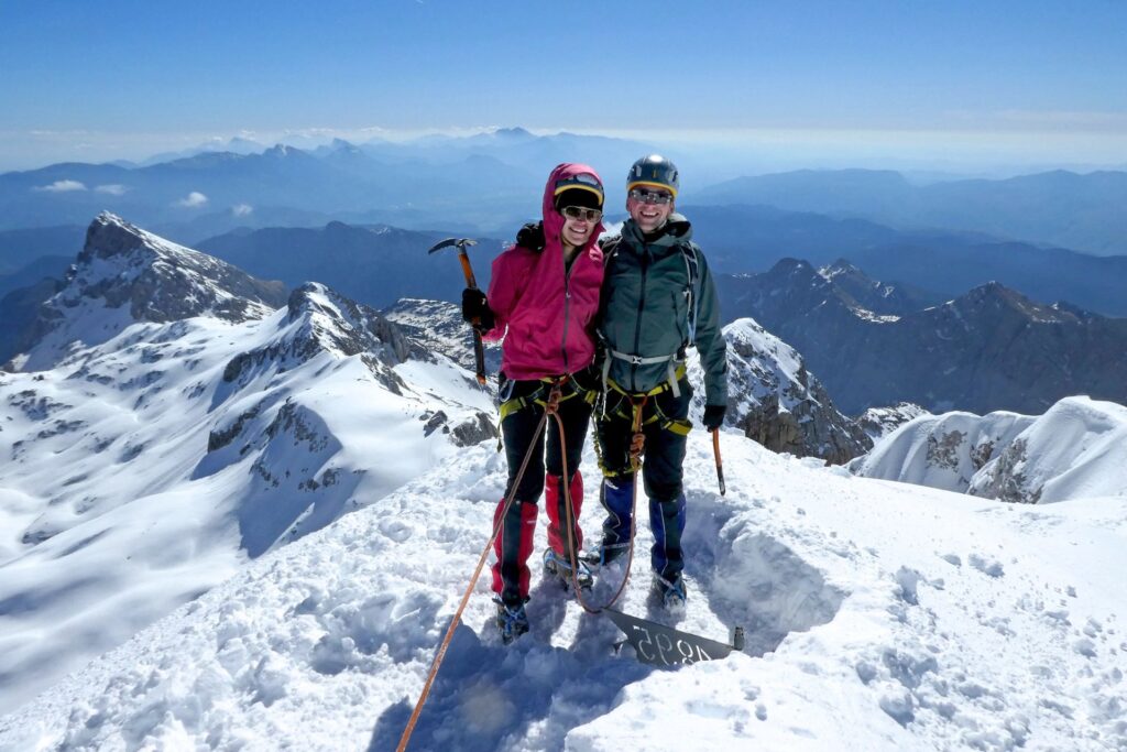 Winter Triglav climb from Krma